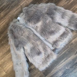 H & M fur coat